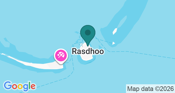 Map showing Acqua Adventures Rasdhoo's location