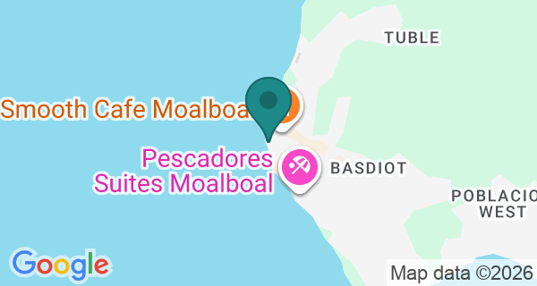 Map showing Amigos Dive Center's location
