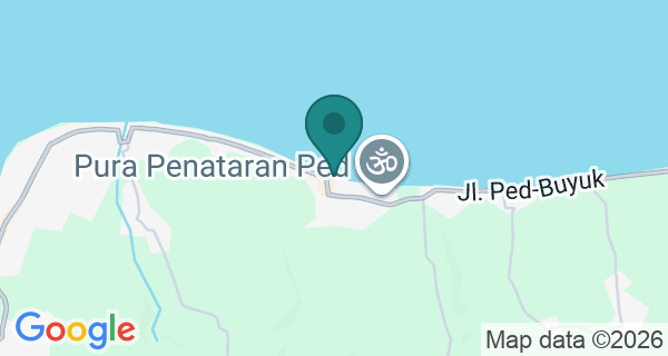 Map showing Bali Aqua - Nusa Penida Dive Center's location