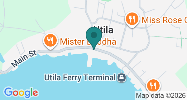 Map showing Bay Islands College of Diving's location