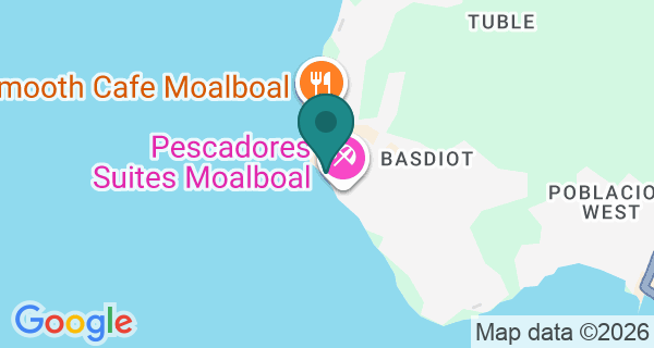 Map showing The Blue Abyss Dive Shop's location