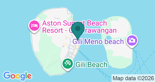 Map showing Gili Divers's location
