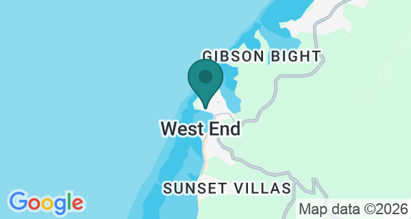 Map showing Moana Divers Roatan's location