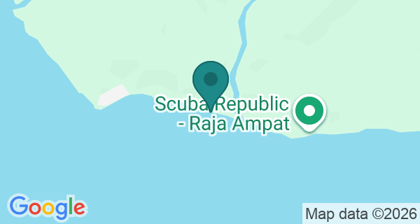 Map showing Papua Diving's location