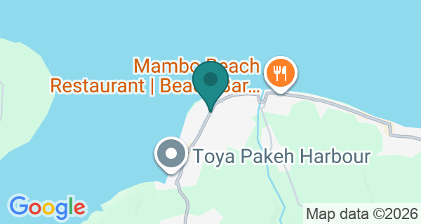 Map showing Scuba Junkie Penida's location