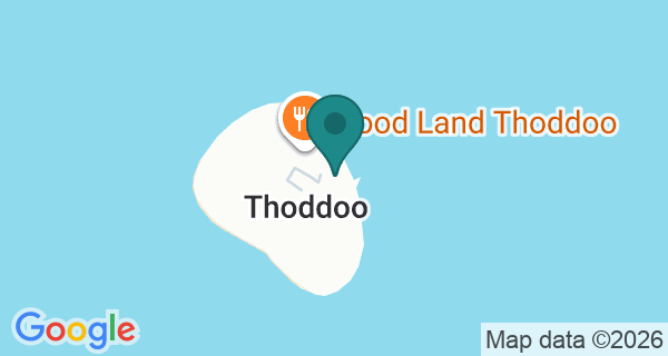 Map showing Thoddoo Diving Center's location